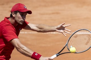 Alexander Ritschard a cueilli son 2e titre de l'année dans un Challenger dimanche à Salzbourg KEYSTONE/PETER SCHNEIDER
